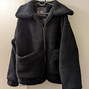 Sherpa zip up jacket